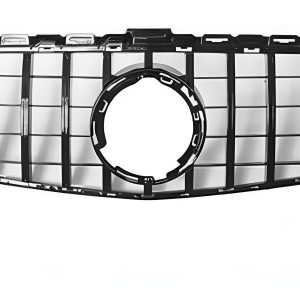 Grille 2018 to 2021 Without Camera compatible with Mercedes Benz W205 GT - Gloss Black